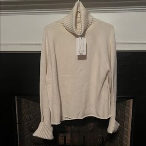 NWT NakedCashmere Cowl Turtleneck Style Sweater Size S